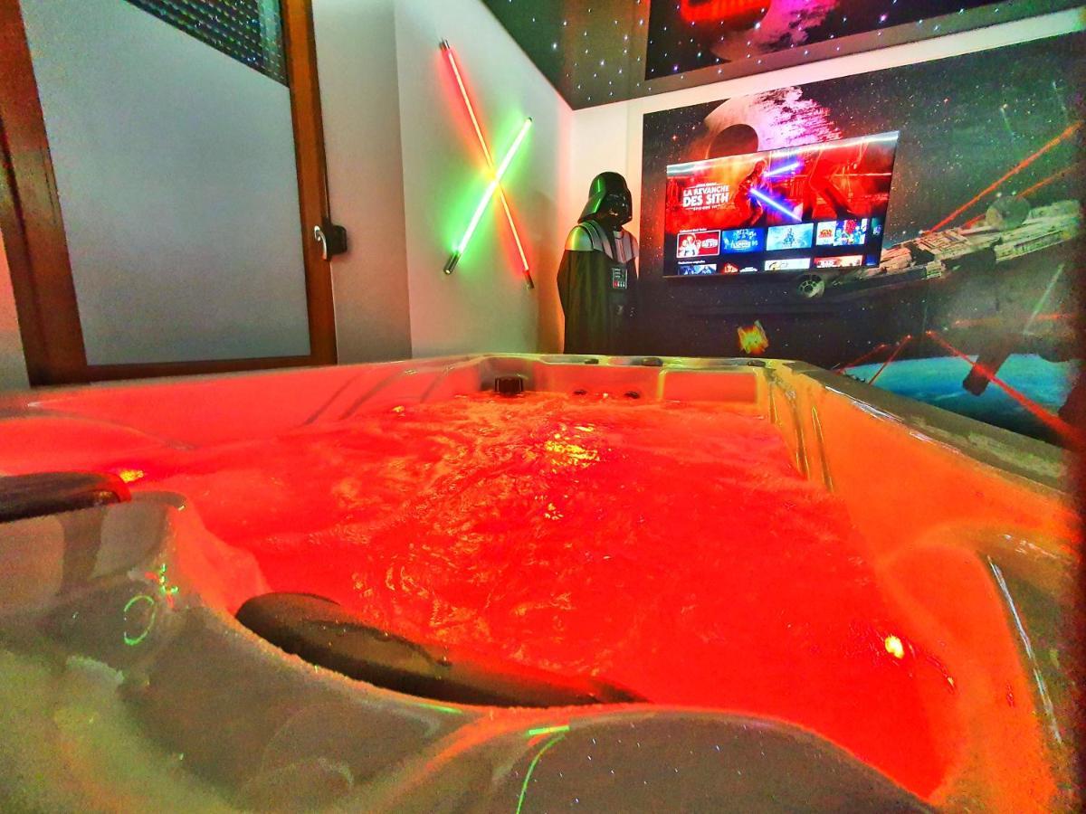 Galaxy Spa-4 Pers-Jacuzzi-Insolite-Parking-Jardin-Clim-Colmar Holtzwihr Екстериор снимка